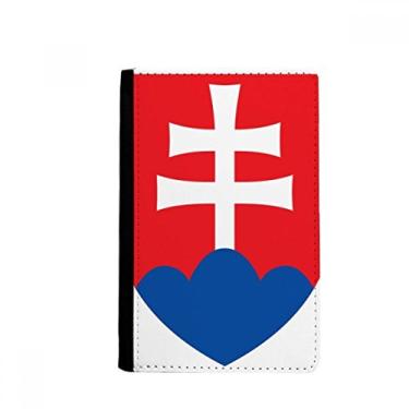 Imagem de Porta-passaporte emblema nacional da Europa da Eslováquia Notecase Burse capa carteira porta-cartão, Multicolor