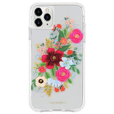 Imagem de RIFLE PAPER CO. Capa para iPhone 11 Pro Max - Design Floral - 6,5 polegadas - Rosa Selvagem