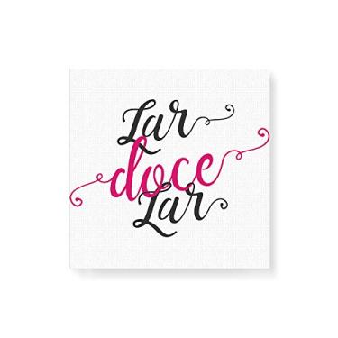 Imagem de Arte Maníacos Quadro Decorativo em Tela Canvas Lar Doce Lar - 50x50cm