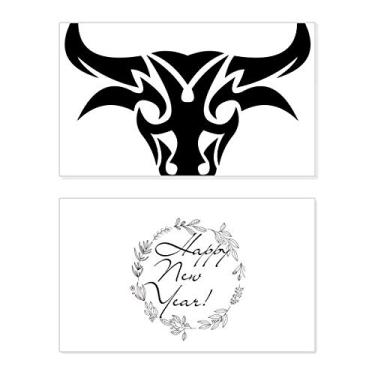 Imagem de Constelação Símbolo do zodíaco Taurus Ano Novo Festival Cartão de felicitações Bless Mensagem Presente