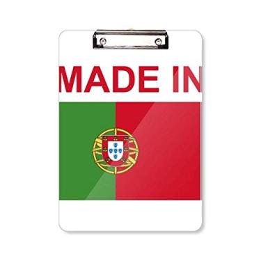 Imagem de Placa de apoio feita em Portugal Country Love para pasta de prancheta A4