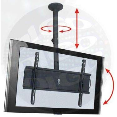 Imagem de SKY PRO M Suporte de Teto para TV LCD/Plasma/LED de 32" a 65" (Ajuste de altura de 750mm a 1.400 BRANCO