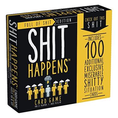 Imagem de GAMES ADULTS PLAY Shit Happens: Full of Shit - Rank Shitty Situations On The Misery Index Black