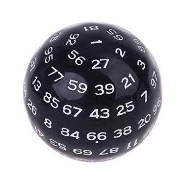 Imagem de KOBI Dados poliédricos de 100 lados D100 dados de acrílico multilados para jogo de tabuleiro de mesa