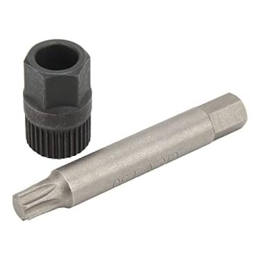 Imagem de QANYEGN Ferramenta De Desacoplador De Alternador Com 33 Dentes, Kit De Chave De Polia De Alternador, Soquetes De Polia E Brocas De Eixo, Ferramenta De Substituição De Alternador