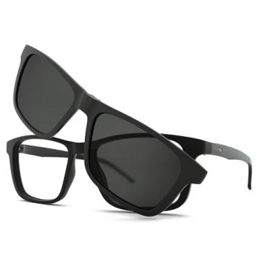 Imagem de Armação ClipOn HB Switch 0351 - Cinza 52 - Polarizado