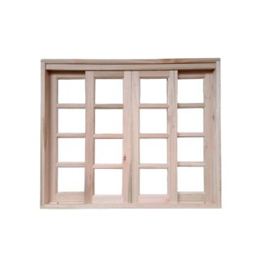 Imagem de Vitro Correr Madeira Eucalipto 1,20x1,20 Cx10cm