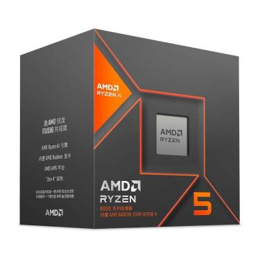 Imagem de Processador Amd Ryzen 5 8600G 5.0Ghz Turbo 6-Cores 12-Threads Am5 Cooler Amd Wraith Stealth 100-100001237Box