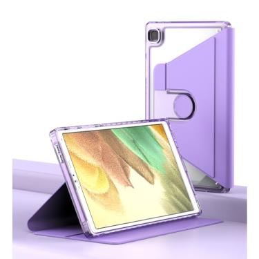 Imagem de YOUULAR Capa com suporte para Samsung Galaxy Tab S9 Ultra SM-X910 SM-X916B SM-X918U 14.6 360 PU carteira flip smart folio capa com suporte e hibernar/despertar automático roxo