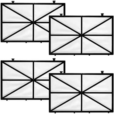Imagem de Cartuchos de filtro de mola para limpeza de piscina robótico compatíveis com Dolphin Nautilus CC Plus, M400, M500, painéis de filtro finos grandes de substituição, parte 9991433-R4, pacote com 4