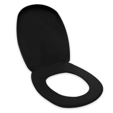 Imagem de Assento Sanitário em Polipropileno para Louça Aspen Fast Álamo Soft Close Tupan Preto