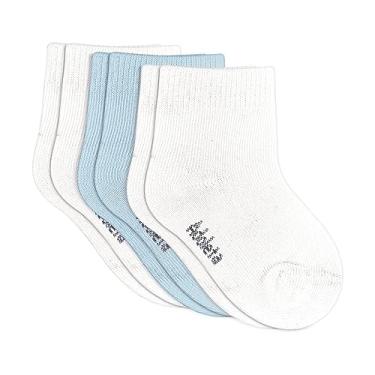 Imagem de Adoleta Bebê Kit 03 Pares de Meias Lisas 12 a 36 Meses Menino