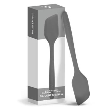 Imagem de Misen Espátula de silicone antiaderente – pode ser lavada na lava-louças, resistente ao calor – ferramenta de cozinha versátil de nível profissional para panquecas, ovos e assar – utensílio de