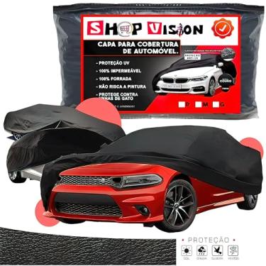 Imagem de Capa Protetora Cobrir Carro em Couro 100% Forrada Impermável Não Risca (Versa)