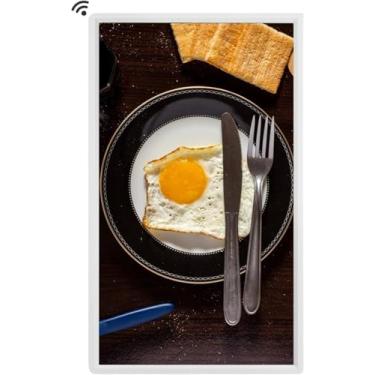 Imagem de Porta-retratos digital de 32 polegadas, tela full HD 1920 * 1080 IPS, fácil de configurar, versão autônoma/de rede opcional, controle remoto, alto-falantes integrados, montado na parede, bra