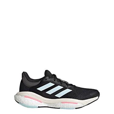 Imagem de adidas Solarglide 5 masculino, Core Black/Quase Blue/Beam Pink, 37