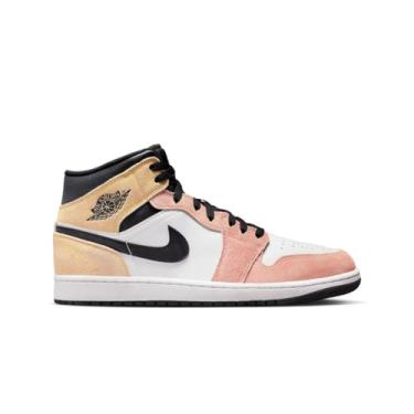 Imagem de nike Tênis masculino Air Jordan 1 Mid SE Flight Club DX4332 800 Magic Ember/Sundial Branco Preto, Magic Ember/Sundial-branco-preto, 45