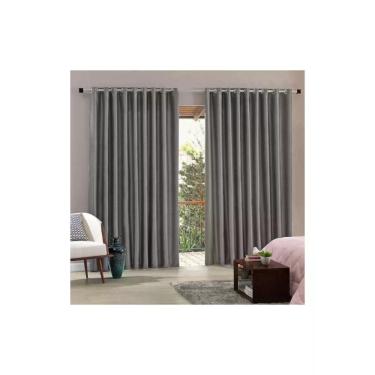 Imagem de Cortina Bella Janela 300x230 cm Blend Tecido Corta Luz Latte