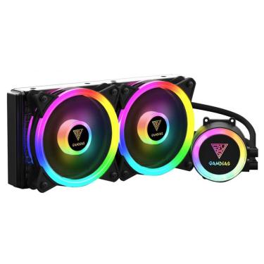 Imagem de Water Cooler Gamdias Chione M2-240R Controlador Rgb 240Mm