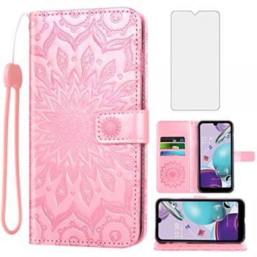 Imagem de Capa de telefone para LG Aristo 5/K31/Fortune 3/Phoenix 5/K8x/Tribute Monarch/Risio 4 carteira com protetor de tela de vidro temperado Flip Cover Card LGK31 Rebel K 31 31K Aristo5 Plus 5+ Risio4 2020