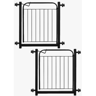 Imagem de Kit com 2 unidades Portão para Cachorros Grade Pet 69cm A 83cm Com Ext
