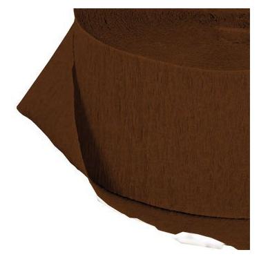 Imagem de Carregadores de papel crepe marrom chocolate, 2 ROLOS, 44m TOTAL, FEITO NOS EUA