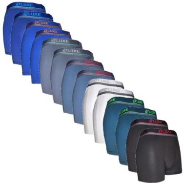 Imagem de Kit 4 Cuecas Boxer Plus Size Tamanho Especial Extra Grande Adulto Conf