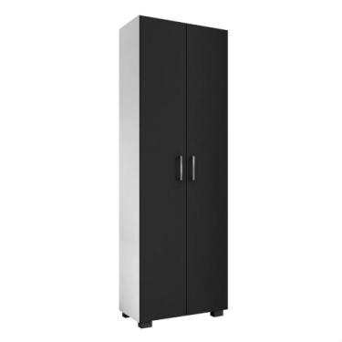 Imagem de Estante Para Livro Multiuso Livreiro Branco Com Porta Grande - Móveis 