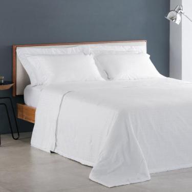 Imagem de Kit Colcha King Cetim 300 Fios Buddemeyer Damask Square 100% Algodão P
