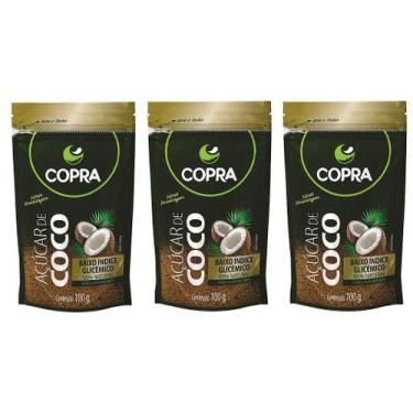 Imagem de Kit 3uni Açúcar de Coco 100gr - Copra