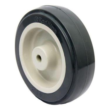 Imagem de (2pçs) Roda 4pol. R412 Anti Risco 65kg Por Roda, Eixo 5/16 - RODILINE