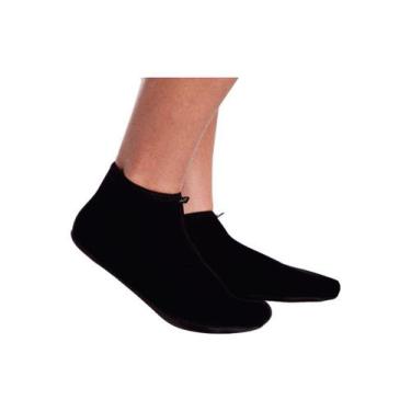 Imagem de Sapatilha Kanxa Neoprene Hidroginástica Unissex 6677, M, Preto