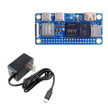 Imagem de Computador de placa única Orange Pi Zero 2W 1GB LPDDR4 Allwinner H618 Quad-Core 64 Bit com flash SPI de 16 MB, suporta WiFi e BT5.0, placa de desenvolvimento para Android 12 TV/Ubuntu (Zero 2W 1G +