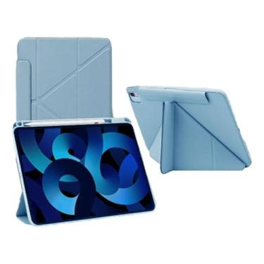 Imagem de Capa Tablet Atração Magnética Para IPad Air4/5 10,9 Polegadas Com Slot De Canetas Rotação De 360°.