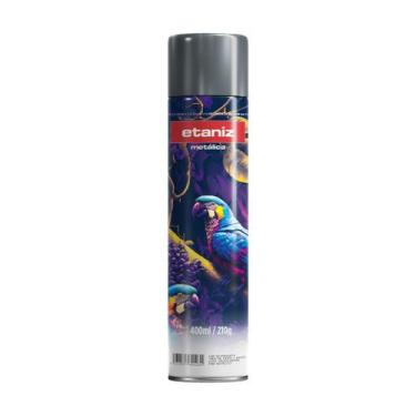 Imagem de Tinta Spray Grafite Metálica 400ml Etaniz Jato Regulável
