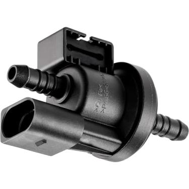 Imagem de Válvula solenóide de purga de vapor serve para Volkswagen VW EOS Golf Jetta Passat Beetle Audi A3 A4 A6 Allroad Q7 A8 TT Seat Altea Leon, substitui 06E906517A, 06E906517, CP569, 2M1445