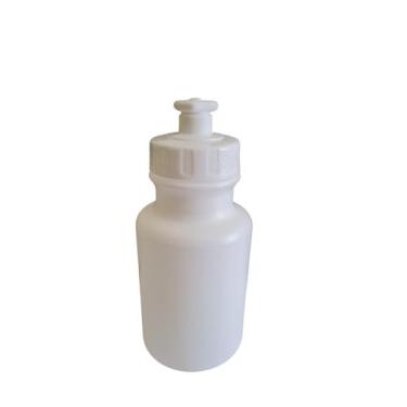 Imagem de Kit 25 Mini Garrafas Squeeze 300ml plástico branca - Lynx Produções ar