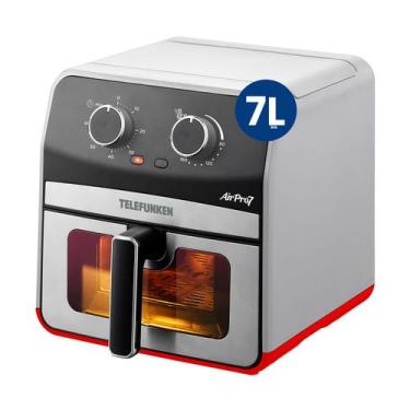 Imagem de Air Fryer Telefunken Air Pro 7 Fritadeira Sem Óleo 7L 1700W, Preto, 22