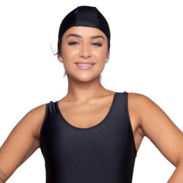 Imagem de Touca Natação Vekyo Modas Hidroginástica Poliamida Lisa Adulto Esporte