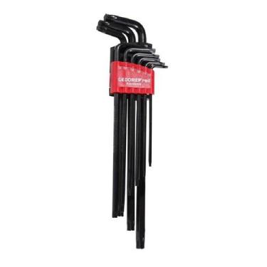 Imagem de Jogo de Chave L Torx Longa T10 a T50 9 pçs Gedore Red R36455009