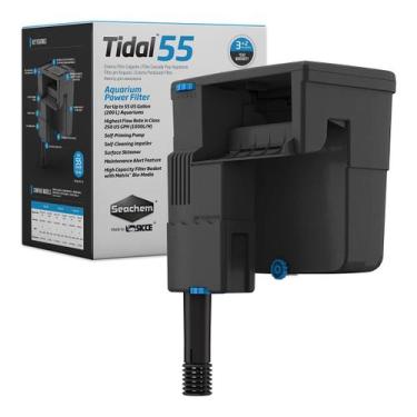 Imagem de Filtro Externo Tidal 55 Seachem Hang On 1000 L/h para Aquário até 200 