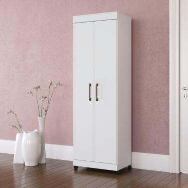 Imagem de Armário Multiuso com Rodízio 2 Portas Star Santos Andirá Branco