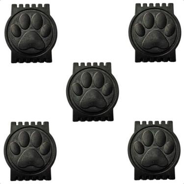 Imagem de Kit 100 Borracha Pata 20mm Para Acabamento Coleiras Peitoral - Magazin