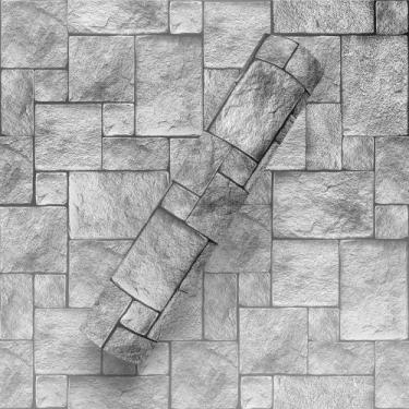 Imagem de Papel De Parede Adesivo Tema Azulejo Portugues Tons Bege Cozinha - Baz