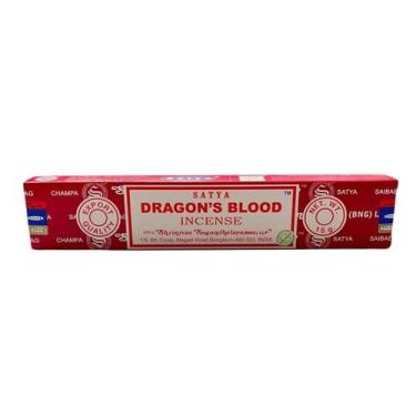 Imagem de Incenso Meditação Dragon Blood Satya Cx c 12 Var - Lua Mística - 100% 