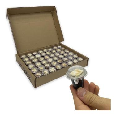 Imagem de Kit Cálice Santa Ceia Suco Uva Pão Evangélica 48 Un C/ Registro Comple