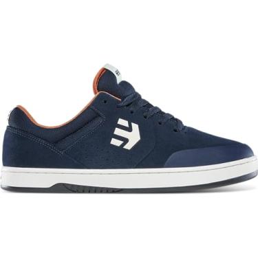 Imagem de Etnies Tênis masculino Marana Skate Skate Casual - Azul, Azul-marinho/marrom/branco, 14