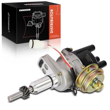 Imagem de A-Premium Distribuidor de ignição com módulo, tampa e rotor compatível com Toyota 4Runner 1984, pickup 1982-1990, Celica 1982-1984, Corona 1982, 2.4L, substituição # 1910035120, 1910035130