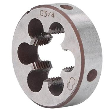 Imagem de Matriz de Tubo, Matriz de Torneira Redonda de Liga de Aço G3/4, 16 Mm de Espessura, 55 Mm de Diâmetro Externo, 6 Furos para Remoção de Cavacos, Remoção Rápida de Cavacos,