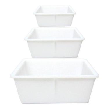 Imagem de Formas Queijo Mussarela 4Kg - 1Kg - 500G - Injesul  3 Peças 